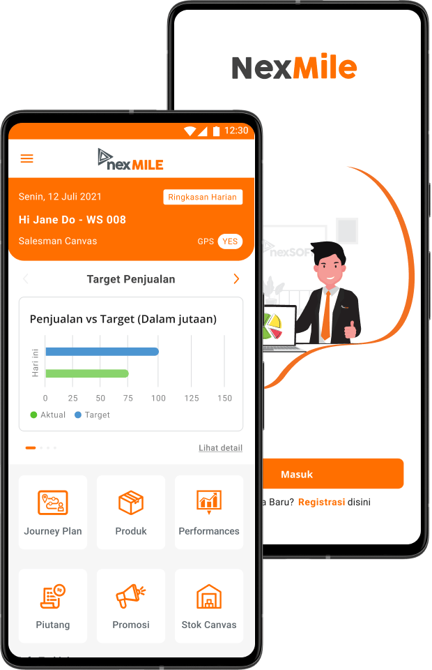 Mockup NexMile